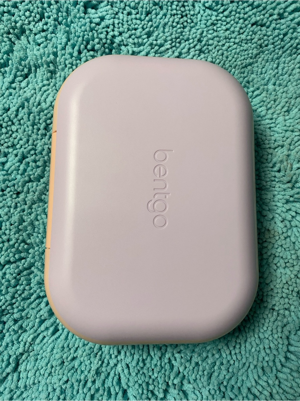 Bentgo Compact Lunch Box in Light Lilac and Pale Yellow